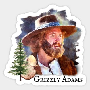 Grizzly Adams Sticker